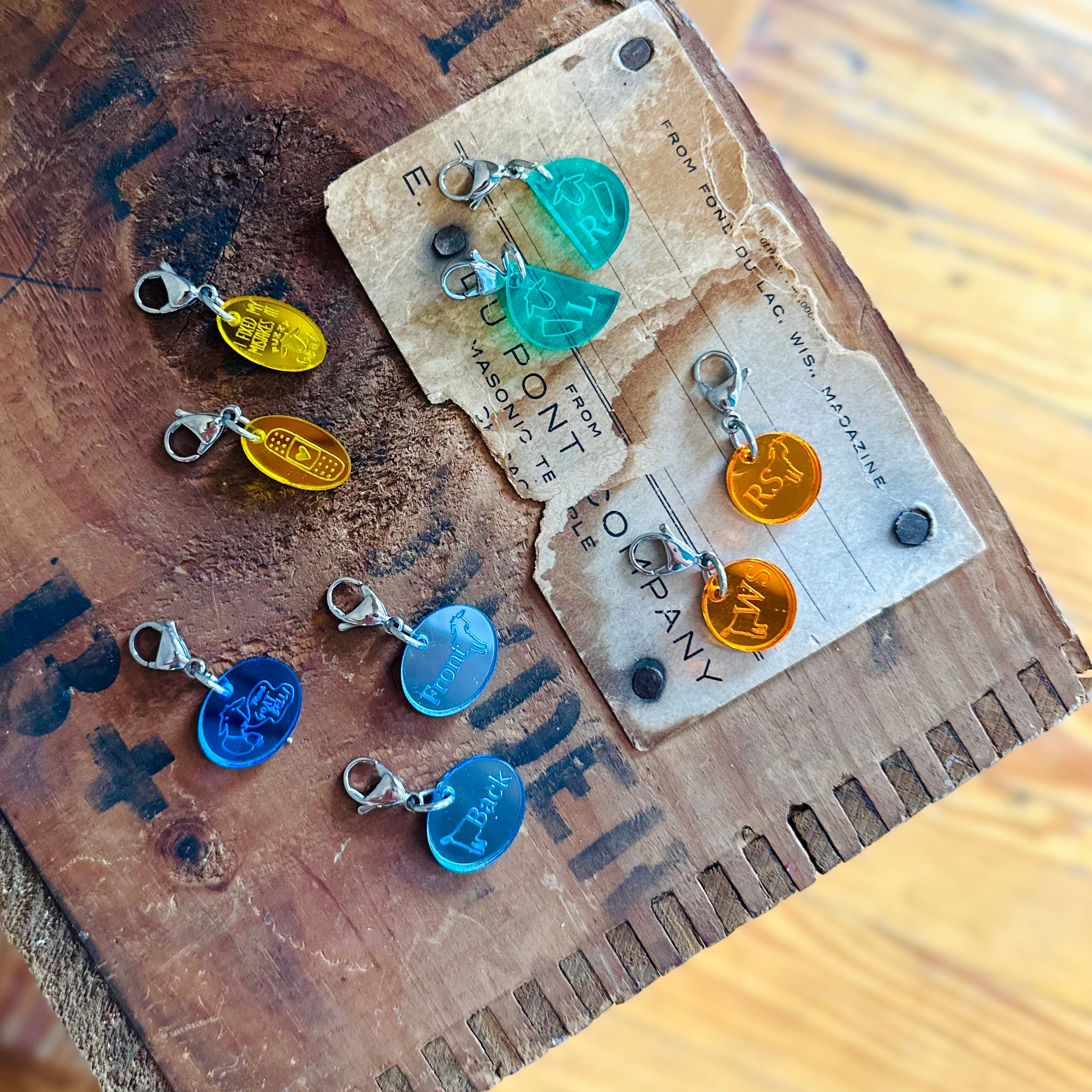 Stitch Markers for Knitters & Crocheters | Fuzzy Goat