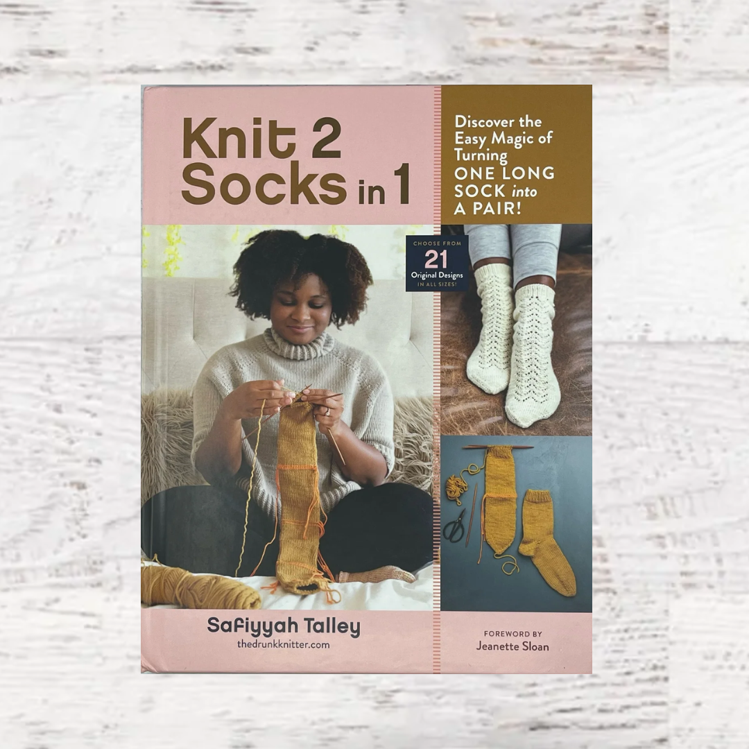 Knit 2 Socks in 1 book