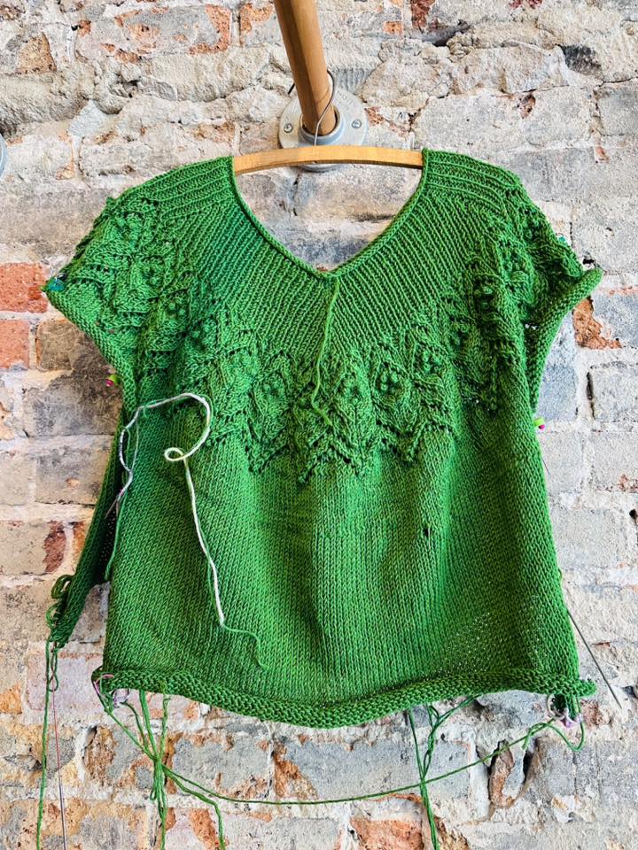 My Knitting Machine Journey with the Halu Sweater, ep. 1