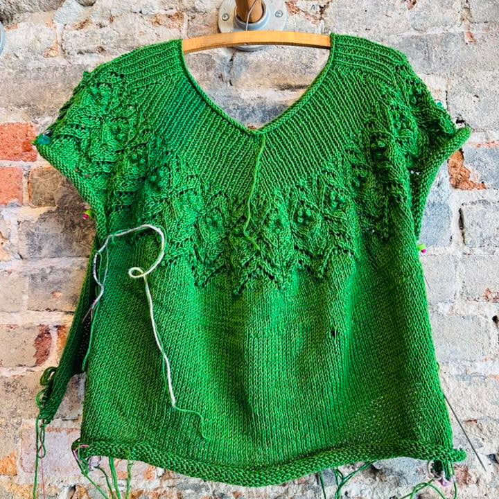 My Knitting Machine Journey with the Halu Sweater, ep. 1