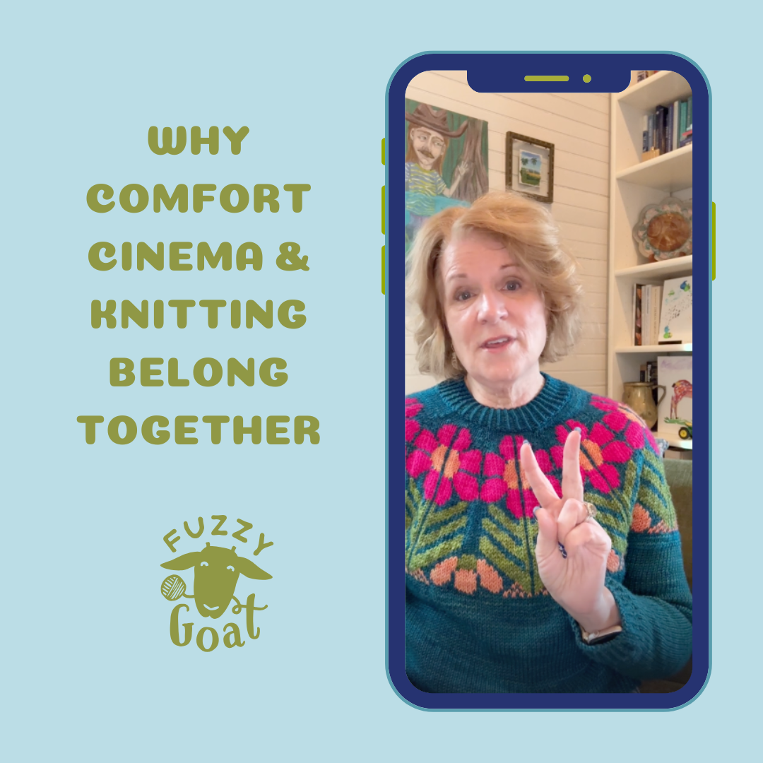 Why Comfort Cinema and Knitting Belong Together