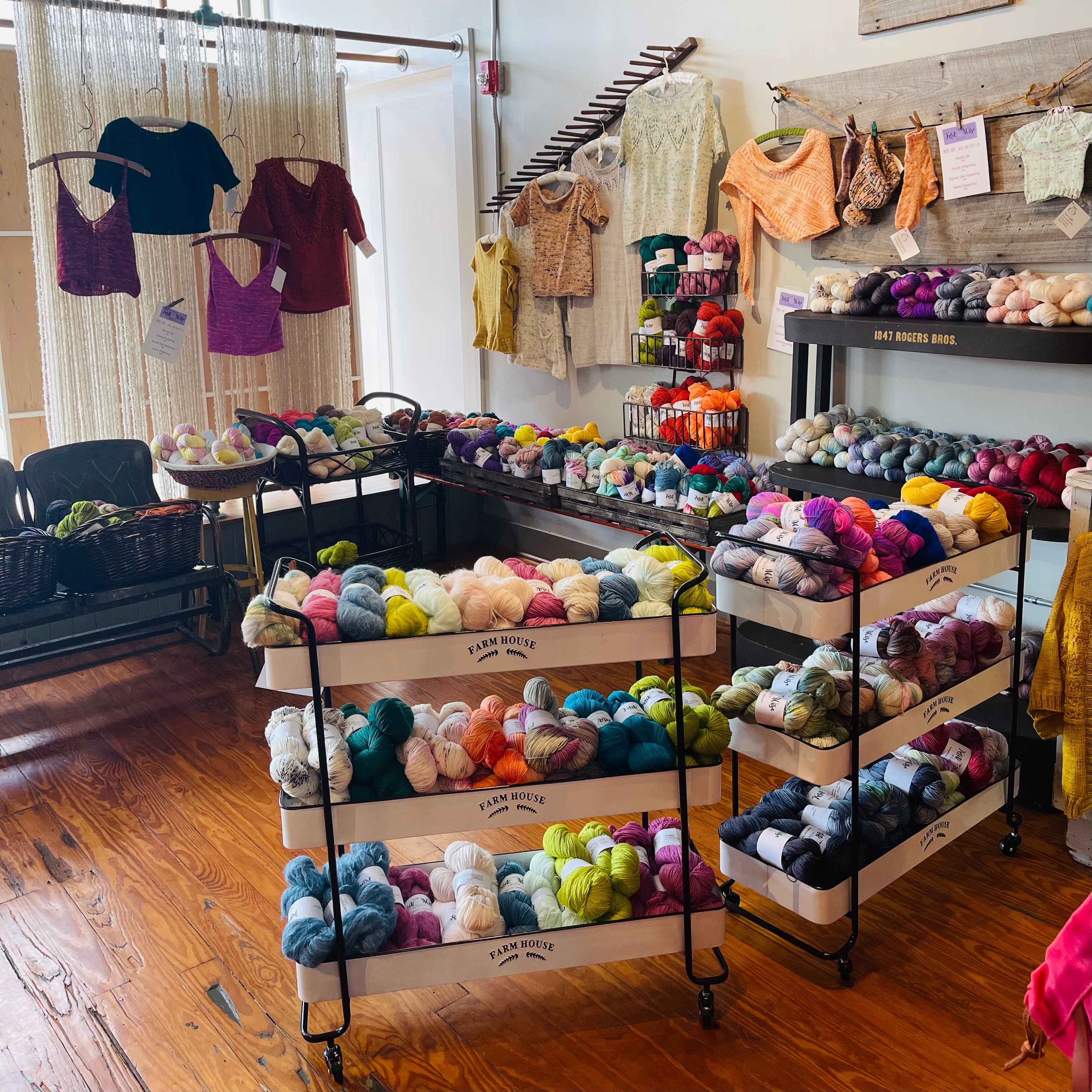 KnitWise Fibers Pop-Up Shop! August 28 - September 11