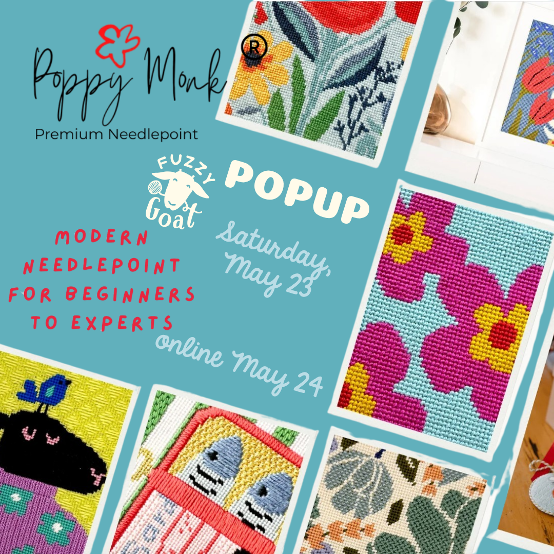 Poppy Monk Needlepoint PopUp