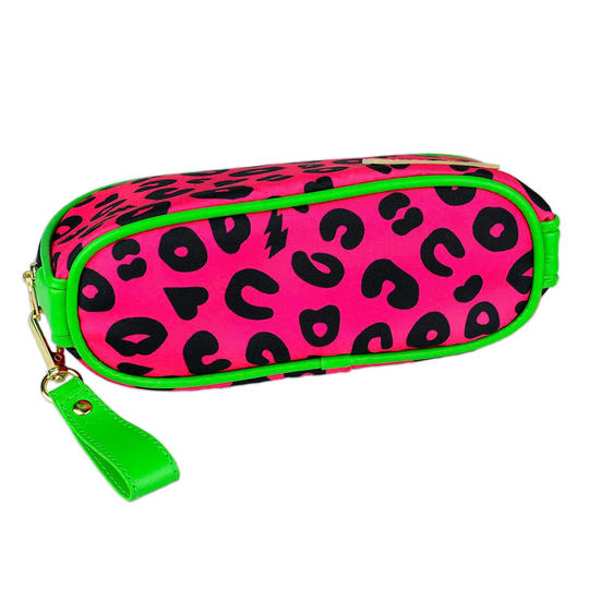 Leopard Zip Notion Pouch