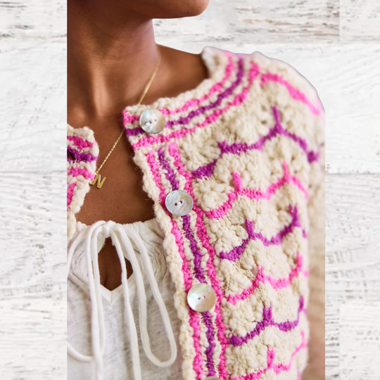 Knit Collage Bon Vivant Cardi kit