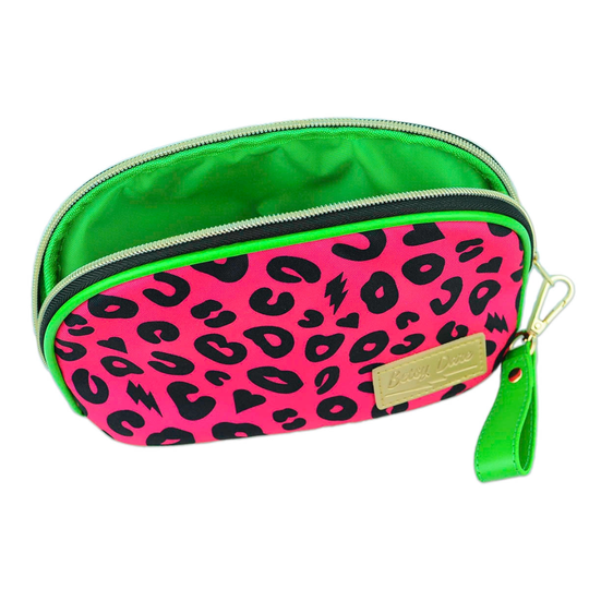 Leopard Zip Notion Pouch
