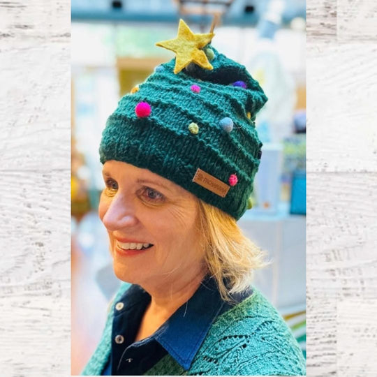 Finished Holiday Tree Hat