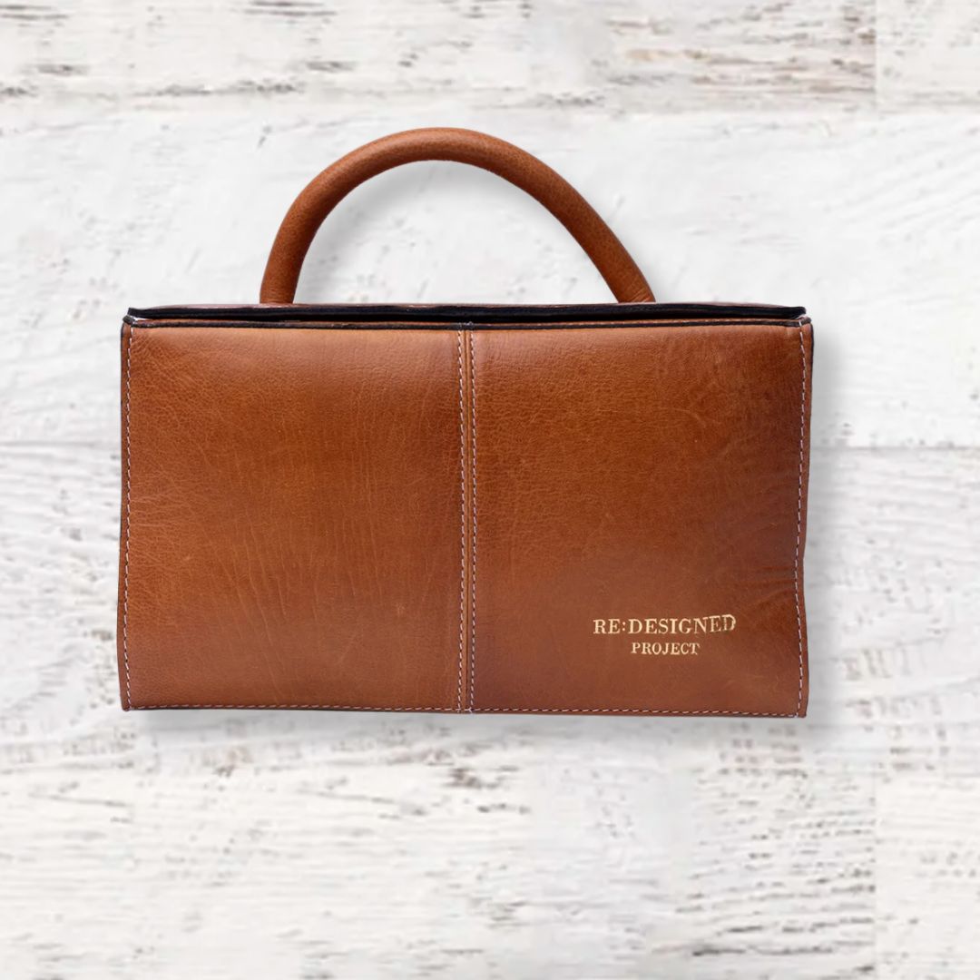 Re-Designed Leather Project Bags