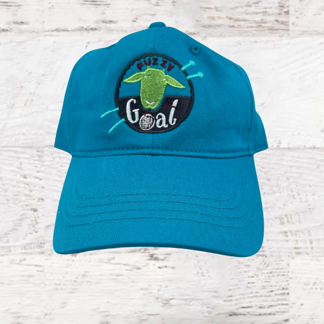Fuzzy Goat Hat Teal