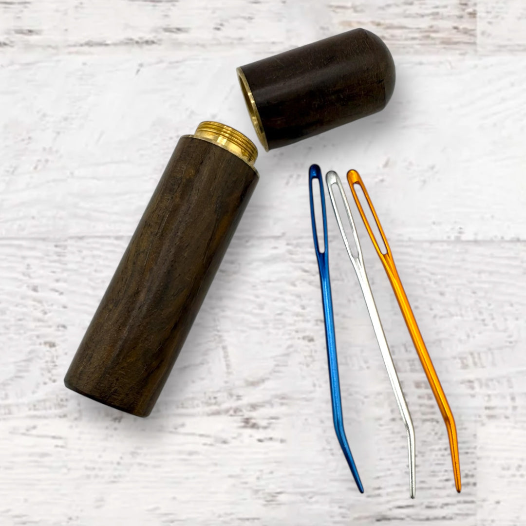 Tapestry Needles & Wooden Case