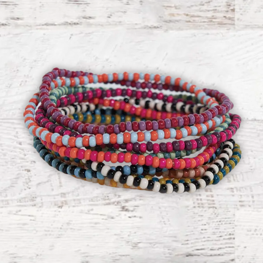 Thankful Beaded Bracelet Stacks