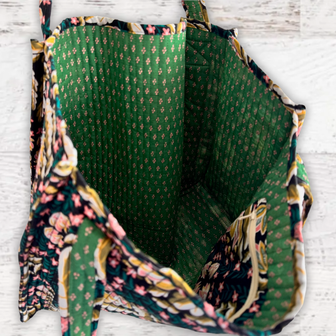 Lined Quilted Tote