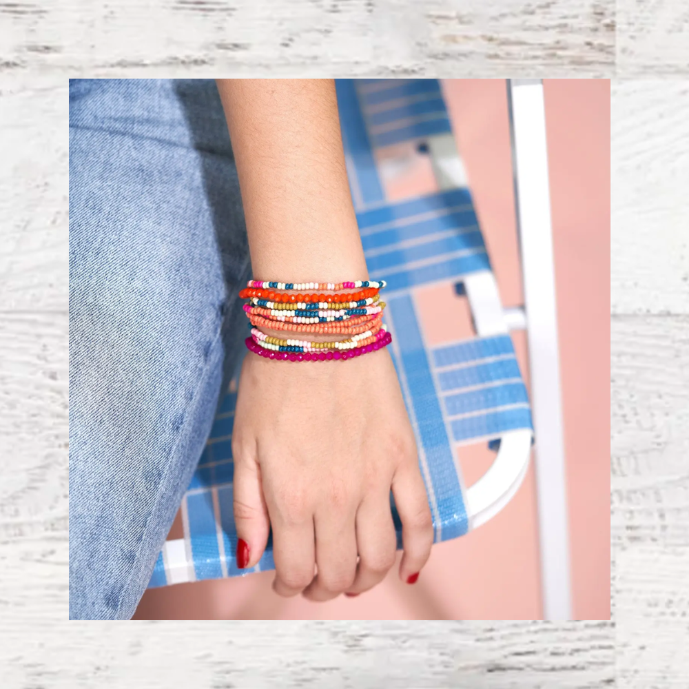 Thankful Beaded Bracelet Stacks