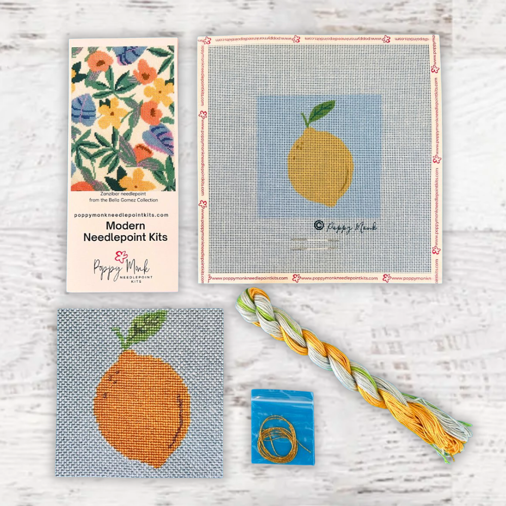 Poppy Monk Premium Needlepoint Kit