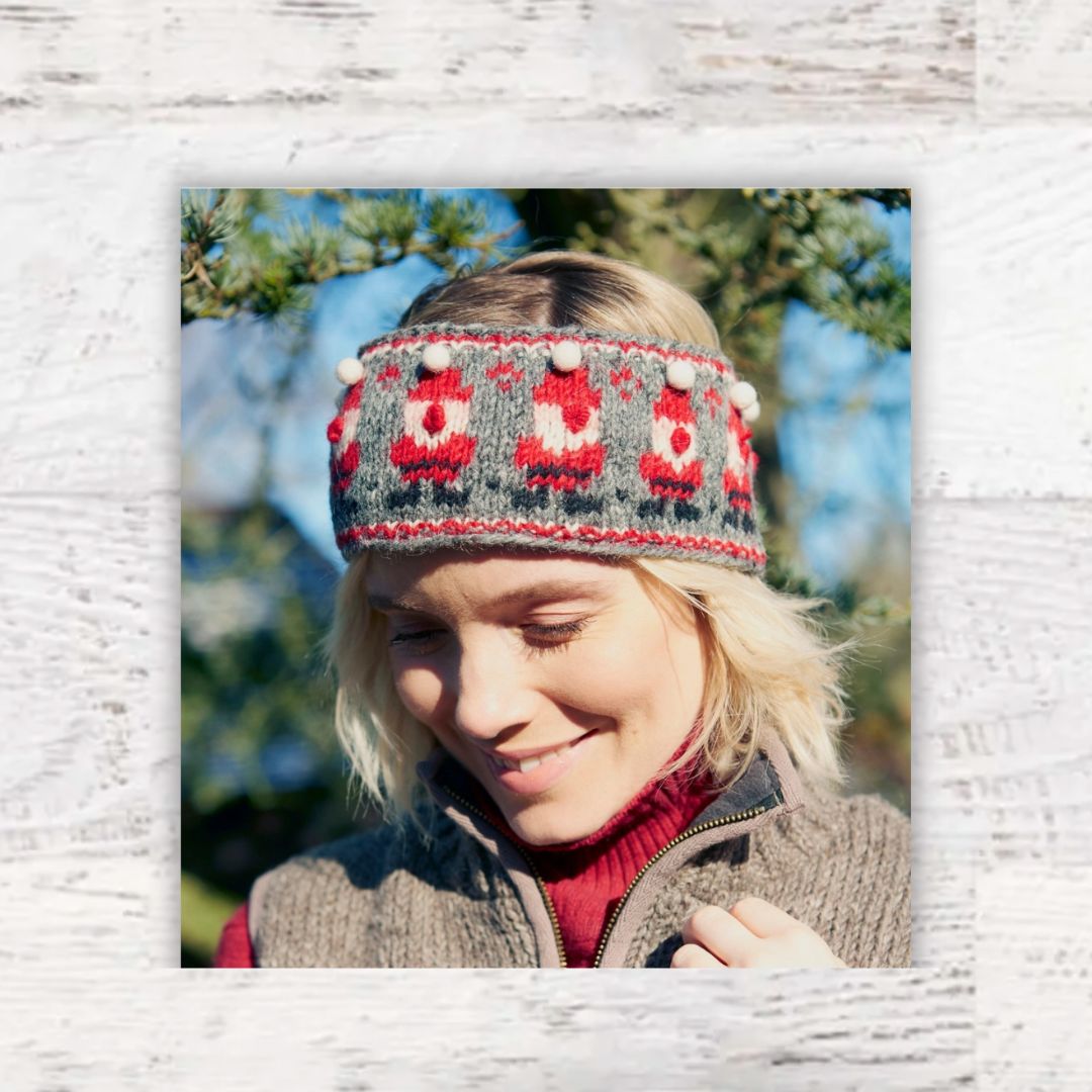 Finished Santa Ear Warmer