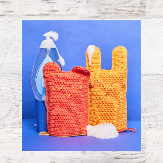 Baby Wash Mitt Crochet Kit
